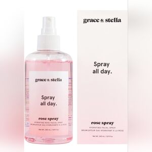 NIB Grace and Stella Rose Spray All Day Hydrating Facial 8 fl oz Box